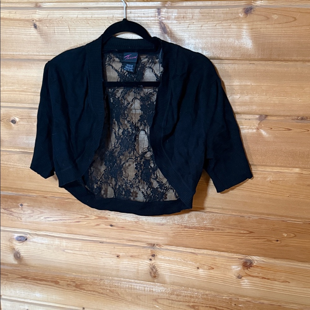 torrid Black Lace Shrug Bolero